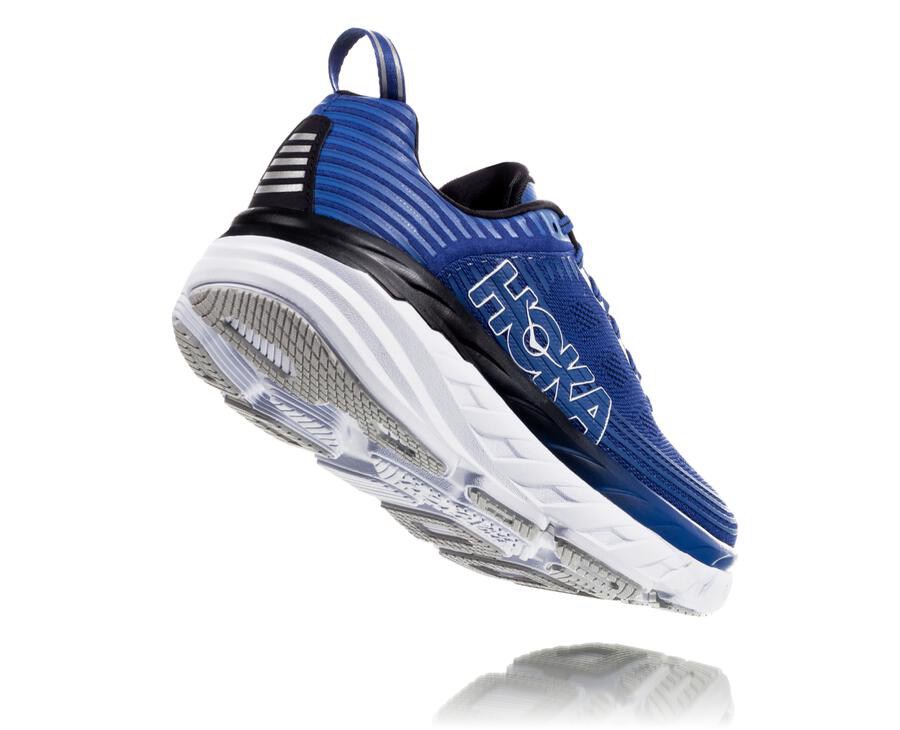 Tenis Hoka One One Hombre Azules/Blancos - Bondi 6 - ESQC05347